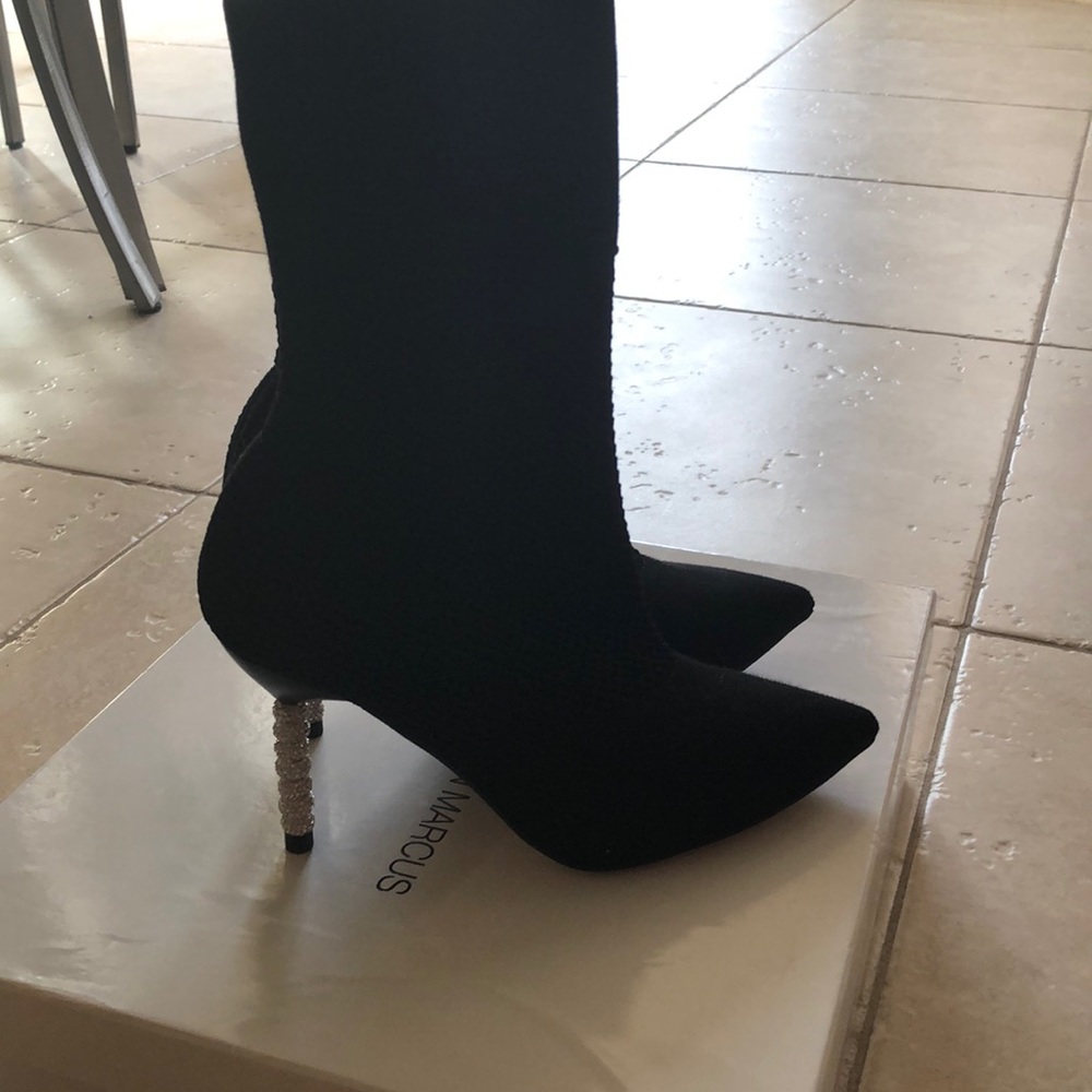 Neiman Marcus knitted booties